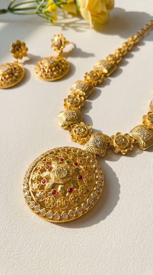 Mandala Mahal Long Necklace Set