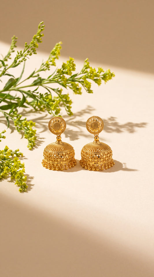 Filigree Dome Jhumka