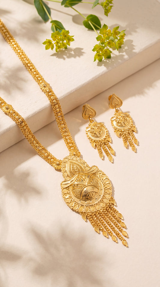 Fringe Circle Long Set