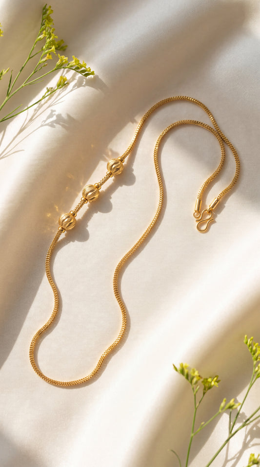 Melon Bead Chain