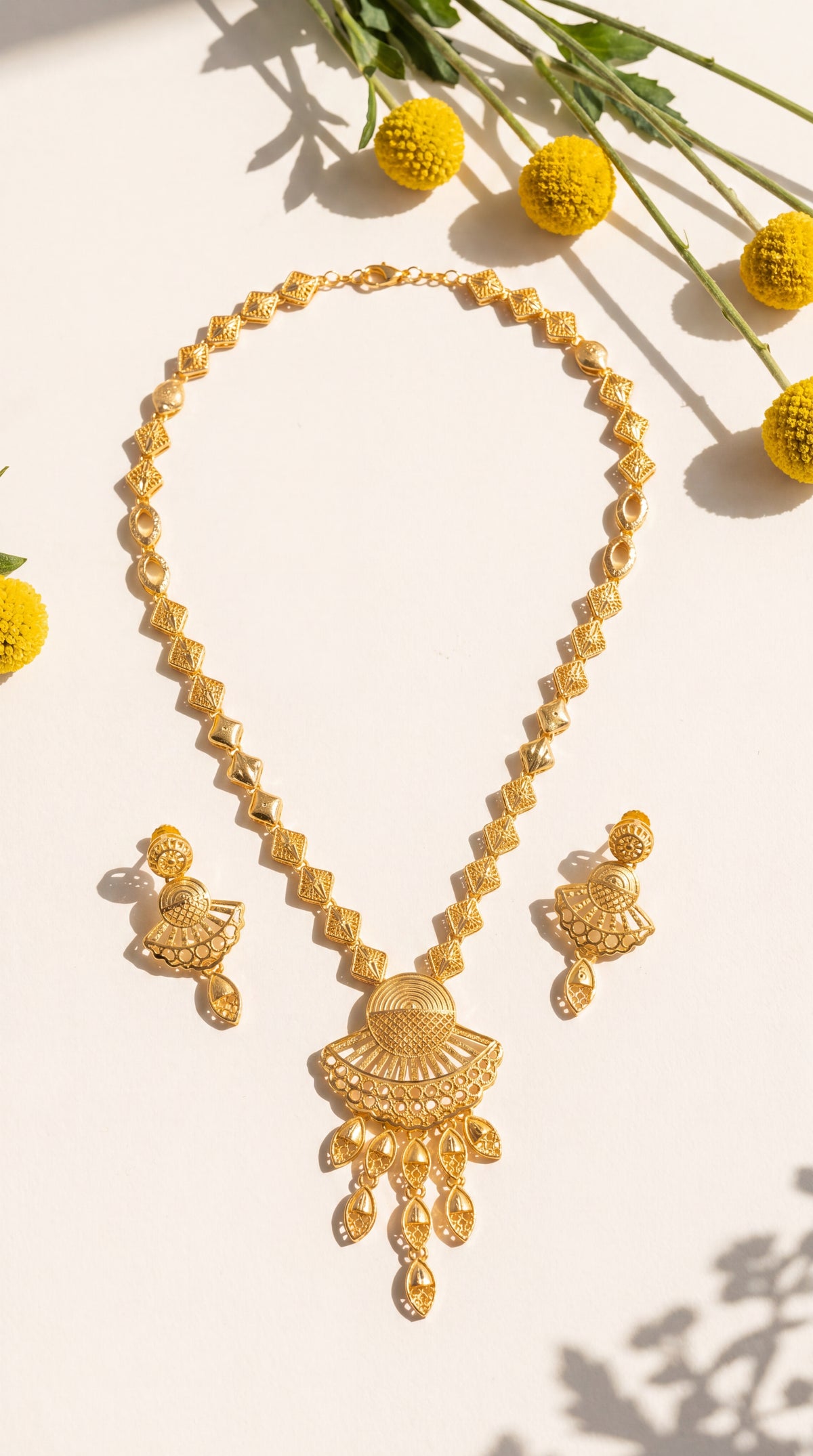 Long necklaces